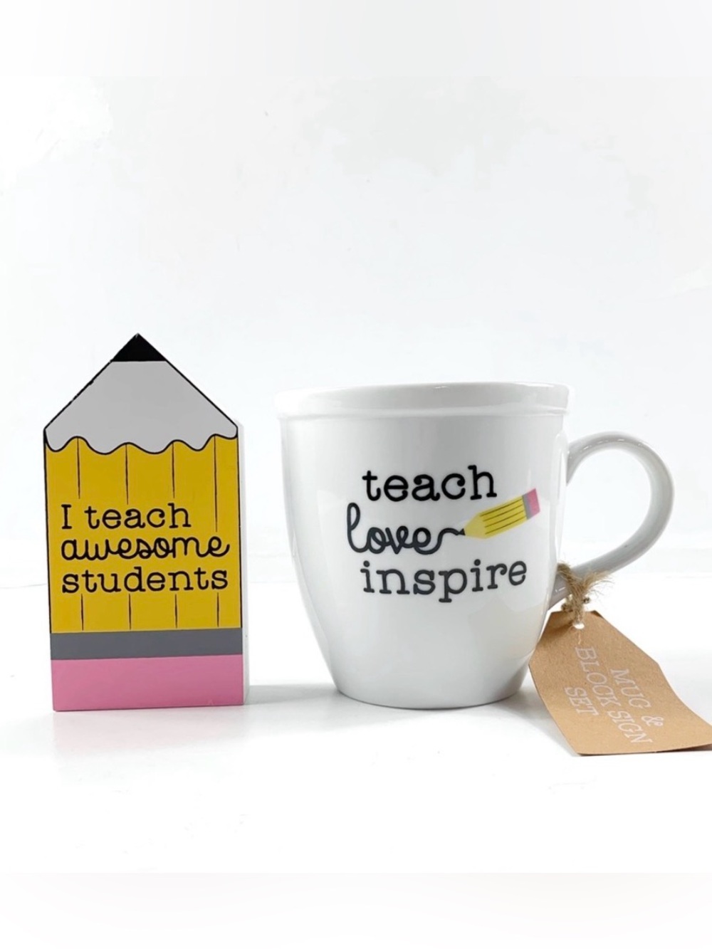 NWT Collins •Teach Love Inspire • Mug Set